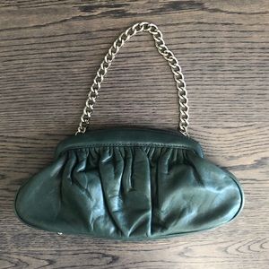 EUC BR vintage clutch w/ chain handle